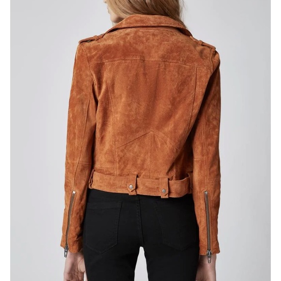 Like New Suede Moto Jacket - Picture 5 of 16